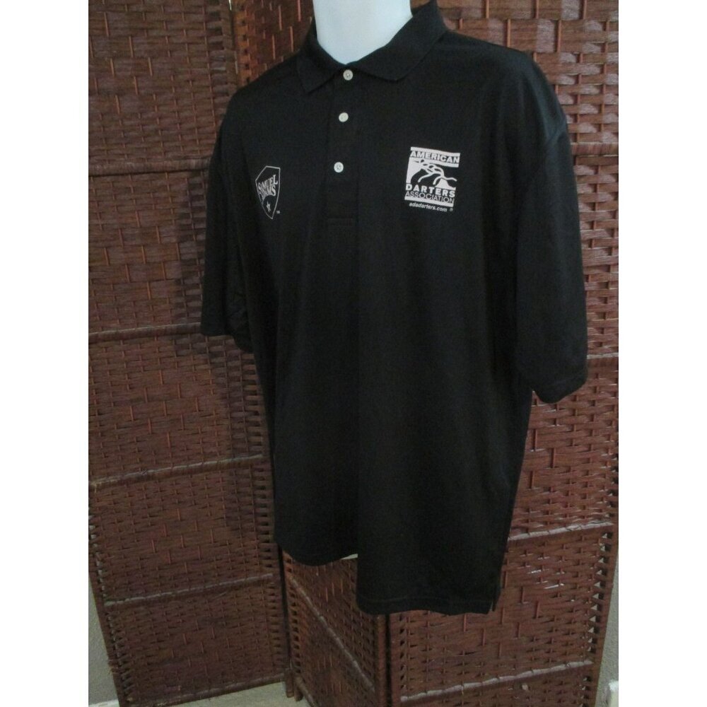 American Darters Association Polo Shirt Dart Shirt Mens XL Darts Samuel Adams - Picture 2 of 6